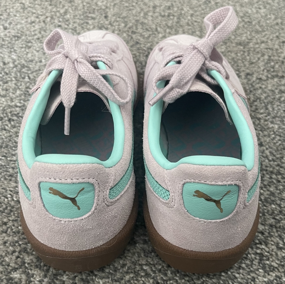 NWOT Puma Palermo Suede Classic Casual Sneaker Lavender Alert-Safe Lake Size 8.5 - Picture 6 of 8